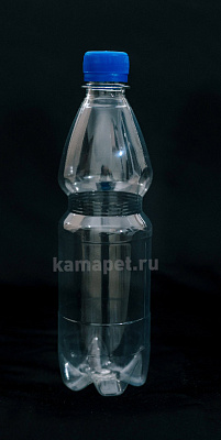 Фото детальное: Бутылка пластиковая 0,5л 50/уп с пробкой